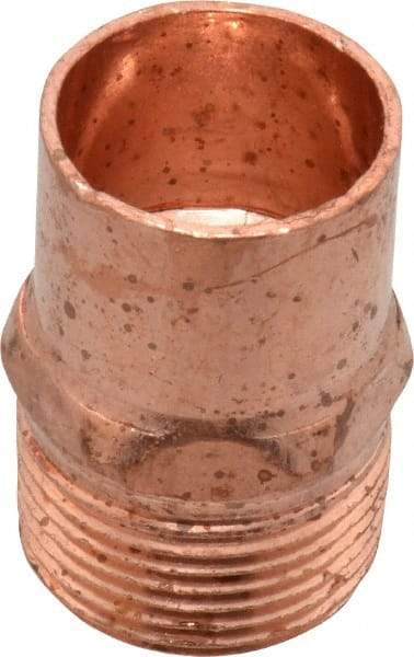 Mueller Industries - 3/4" Wrot Copper Pipe Adapter - C X M, Solder Joint - Apex Tool & Supply