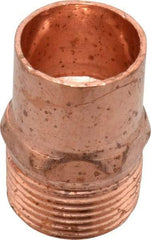 Mueller Industries - 3/4" Wrot Copper Pipe Adapter - C X M, Solder Joint - Apex Tool & Supply