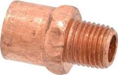 Mueller Industries - 1/2 x 1/4" Wrot Copper Pipe Adapter - C X M, Solder Joint - Apex Tool & Supply