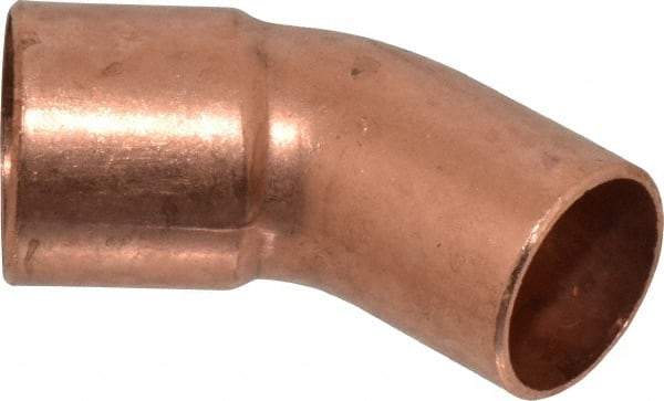 Mueller Industries - 3/4" Wrot Copper Pipe 45° Elbow - FTG x C, Solder Joint - Apex Tool & Supply