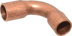 Mueller Industries - 1/8" Wrot Copper Pipe 90° Elbow - C x C, Solder Joint - Apex Tool & Supply