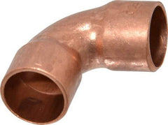 Mueller Industries - 3/8" Wrot Copper Pipe 90° Elbow - C x C, Solder Joint - Apex Tool & Supply