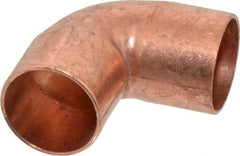 Mueller Industries - 1" Wrot Copper Pipe 90° Elbow - C x C, Solder Joint - Apex Tool & Supply