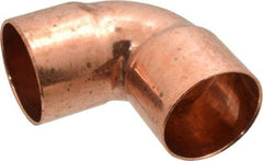 Mueller Industries - 1-1/2" Wrot Copper Pipe 90° Elbow - C x C, Solder Joint - Apex Tool & Supply