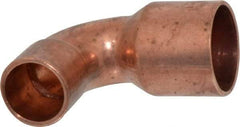 Mueller Industries - 3/4 x 1/2" Wrot Copper Pipe 90° Close Rough Elbow - C x C, Solder Joint - Apex Tool & Supply