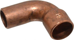 Mueller Industries - 3/8" Wrot Copper Pipe 90° Street Elbow - FTG x C, Solder Joint - Apex Tool & Supply