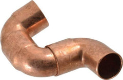 Mueller Industries - 3/4" Wrot Copper Pipe 90° Street Elbow - FTG x C, Solder Joint - Apex Tool & Supply