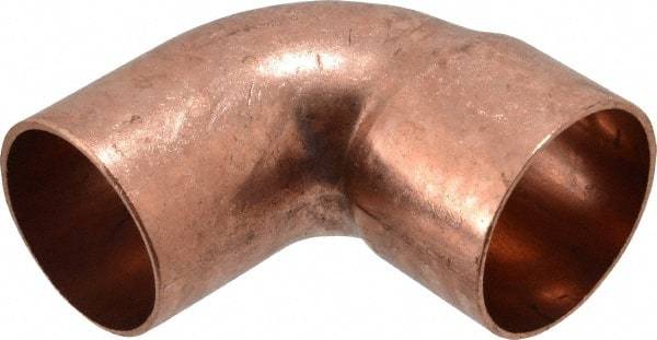 Mueller Industries - 1-1/2" Wrot Copper Pipe 90° Street Elbow - FTG x C, Solder Joint - Apex Tool & Supply
