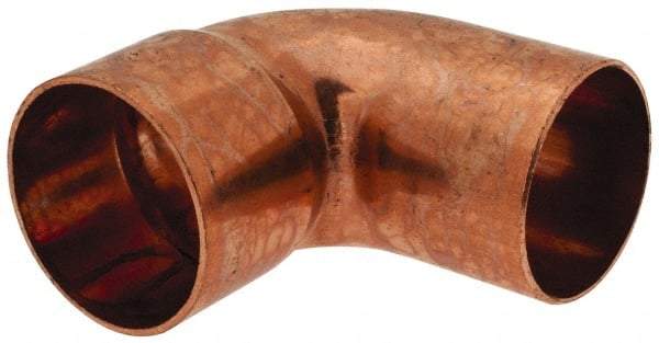 Mueller Industries - 2" Wrot Copper Pipe 90° Street Elbow - FTG x C, Solder Joint - Apex Tool & Supply