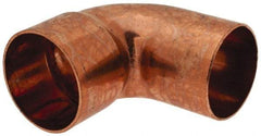 Mueller Industries - 2" Wrot Copper Pipe 90° Street Elbow - FTG x C, Solder Joint - Apex Tool & Supply