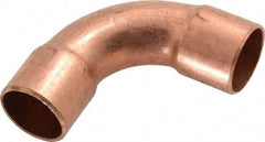 Mueller Industries - 5/8" Wrot Copper Pipe 90° Long Radius Elbow - C x C, Solder Joint - Apex Tool & Supply