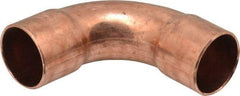 Mueller Industries - 1" Wrot Copper Pipe 90° Long Radius Elbow - C x C, Solder Joint - Apex Tool & Supply