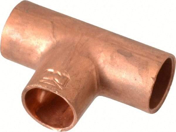 Mueller Industries - Wrot Copper Pipe Tee - C x C x C, Solder Joint - Apex Tool & Supply