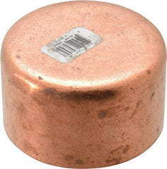 Mueller Industries - 2-1/2" Wrot Copper Pipe Tube Cap - C, Solder Joint - Apex Tool & Supply