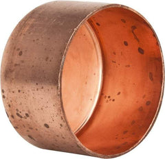 Mueller Industries - 4" Wrot Copper Pipe Tube Cap - C, Solder Joint - Apex Tool & Supply