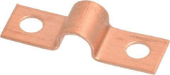 Mueller Industries - 1/4 Pipe, Copper, Pipe or Tube Strap - 2 Mounting Holes - Apex Tool & Supply