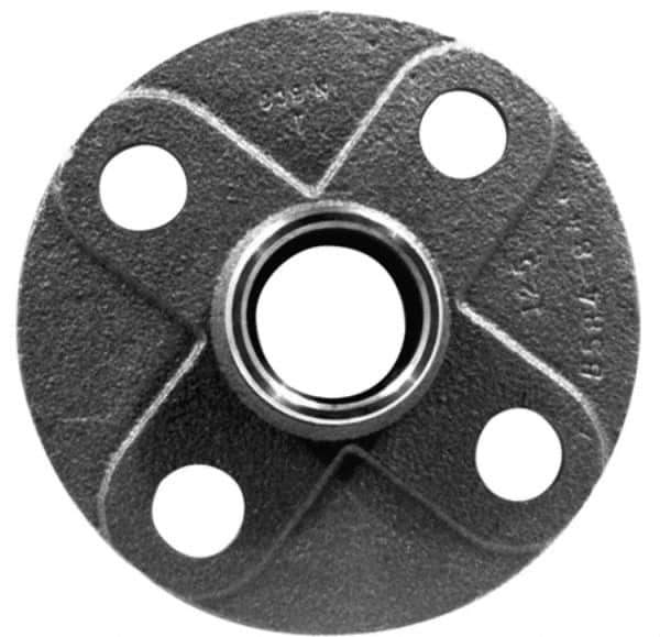 Mueller Industries - 4" Pipe, 9" OD, Cast Copper Companion Pipe Flange - 125 psi, C End Connection, 7-1/2" Across Bolt Hole Centers - Apex Tool & Supply