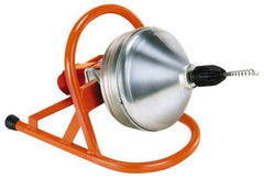 General Pipe Cleaners - Electric Battery Drain Cleaning Machine - For 3" Pipe, 35' Cable, 500 Max RPM - Apex Tool & Supply