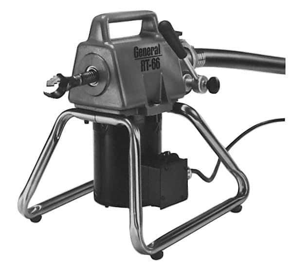 General Pipe Cleaners - 5/8" x 7-1/2' Drain Cleaning Machine Cable - 1-1/4" to 3" Pipe, Use with Root 66 - Apex Tool & Supply