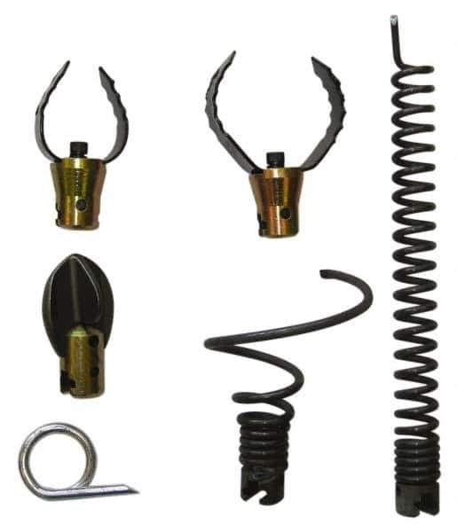 General Pipe Cleaners - Drain Cleaning Machine 6 Piece Cutter Set - For Use with Root 66 (7/8" Section) - Apex Tool & Supply