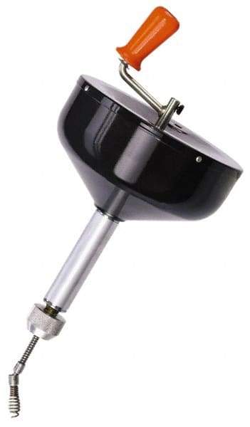 General Pipe Cleaners - For 1-1/4 to 2 Inch Pipe, 25 Foot Cable Length, Handheld, Manual and Hand Drain Cleaner - Steel Drum - Apex Tool & Supply