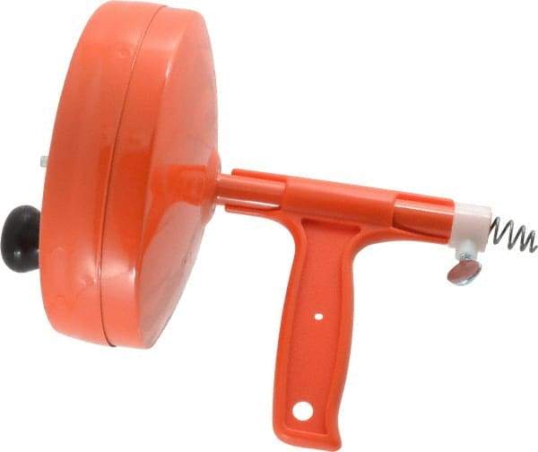 General Pipe Cleaners - For 1-1/4 to 2 Inch Pipe, 25 Foot Cable Length, Handheld, Manual and Hand Drain Cleaner - Steel Drum - Apex Tool & Supply