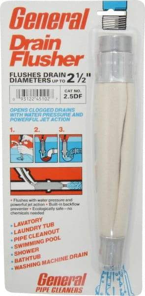 General Pipe Cleaners - Water-Pressure Flush Bags For Minimum Pipe Size: 1-1/2 (Inch) For Maximum Pipe Size: 2-1/2 (Inch) - Apex Tool & Supply