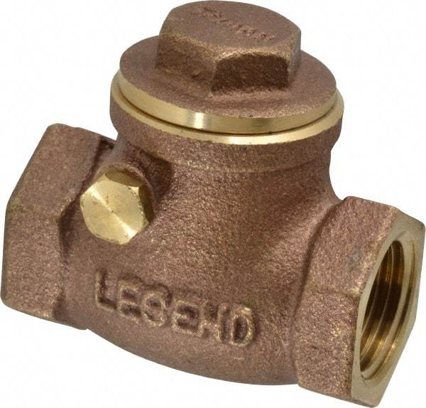 Legend Valve - 1/2" Brass Check Valve - Inline, FNPT x FNPT, 200 WOG - Apex Tool & Supply