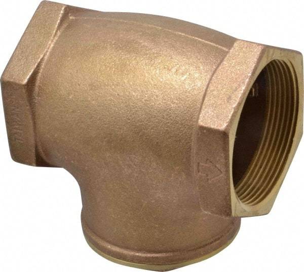 Legend Valve - 3" Brass Check Valve - Inline, FNPT x FNPT, 200 WOG - Apex Tool & Supply