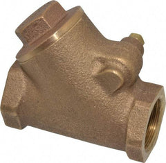 Legend Valve - 3/4" Bronze Check Valve - Y-Pattern, FNPT x FNPT, 300 WOG - Apex Tool & Supply