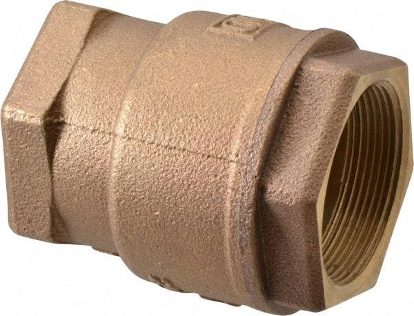 Legend Valve - 2" Bronze Check Valve - Inline, FNPT x FNPT, 250 WOG - Apex Tool & Supply