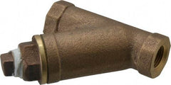 Legend Valve - 3/8" Pipe, FNPT Ends, Bronze Y-Strainer - 300 psi WOG Rating, 150 psi WSP Rating - Apex Tool & Supply