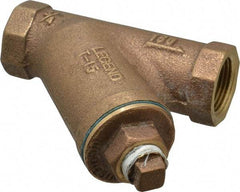 Legend Valve - 3/4" Pipe, FNPT Ends, Bronze Y-Strainer - 300 psi WOG Rating, 150 psi WSP Rating - Apex Tool & Supply