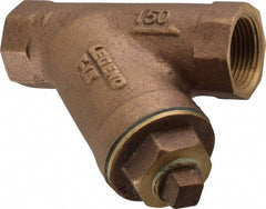 Legend Valve - 1" Pipe, FNPT Ends, Bronze Y-Strainer - 300 psi WOG Rating, 150 psi WSP Rating - Apex Tool & Supply