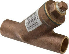 Legend Valve - 3/4" Pipe, Solder Ends, Bronze Y-Strainer - 300 psi WOG Rating, 150 psi WSP Rating - Apex Tool & Supply