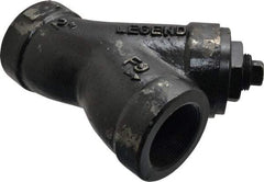 Legend Valve - 2" Pipe, FNPT Ends, Cast Iron Y-Strainer - 500 psi WOG Rating, 250 psi WSP Rating - Apex Tool & Supply