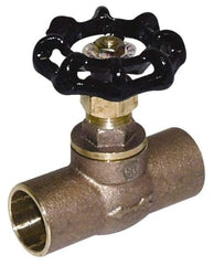 Legend Valve - 3/4" Pipe, 125 psi WOG Rating, Lead Free Brass, Stop Valve - Handwheel Handle, FNPT x FNPT End Connections - Apex Tool & Supply