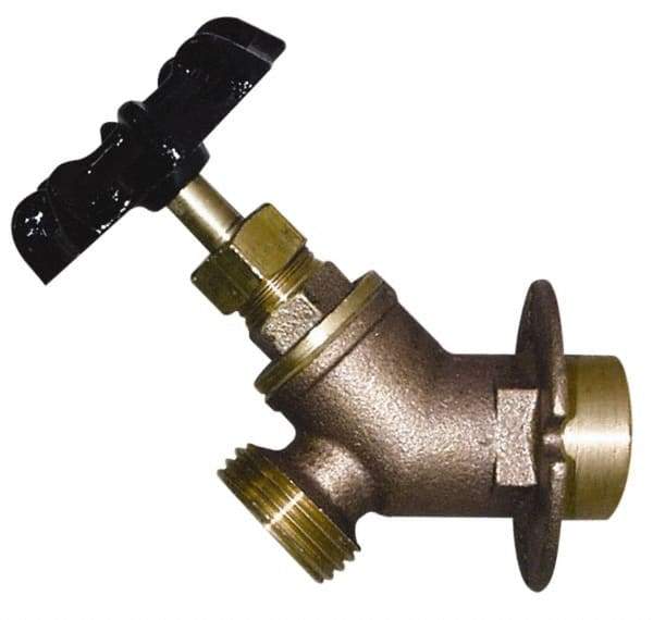 Legend Valve - 1/2" Pipe, Lead Free Brass Sillcock with Lockshield - Handwheel Handle, C Sweat x MGHT End Connections, 125 psi WOG Rating - Apex Tool & Supply