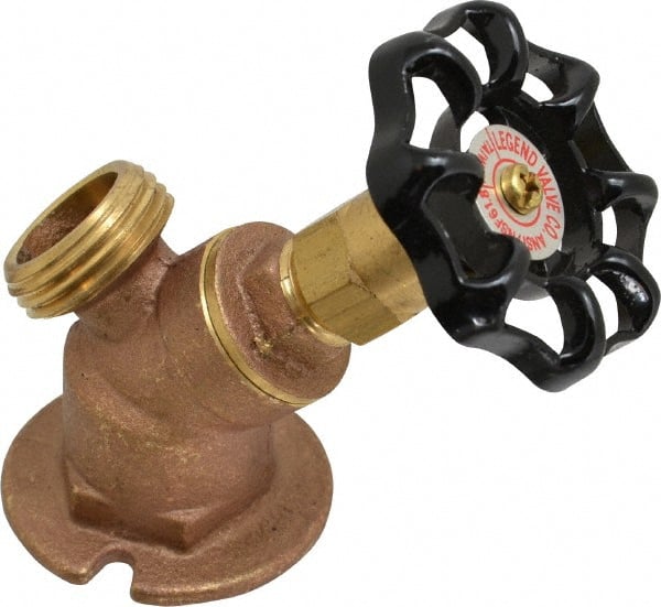 Legend Valve - 3/4" Pipe, Brass Sillcock with Lockshield - Apex Tool & Supply
