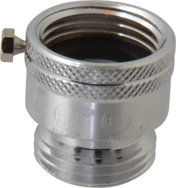 Legend Valve - 3/4" Pipe, 125 Max psi, Chrome Plated Brass, Hose Type Vacuum Breaker Valve - Buna-N Seal, GHT End Connections - Apex Tool & Supply