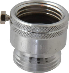 Legend Valve - 3/4" Pipe, 125 Max psi, Chrome Plated Brass, Hose Type Vacuum Breaker Valve - Buna-N Seal, GHT End Connections - Apex Tool & Supply