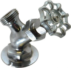 Legend Valve - 3/4" Pipe, Chrome Plated Brass Sillcock - Handwheel Handle, FNPT x GHT End Connections, 125 psi WOG Rating - Apex Tool & Supply