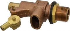 Legend Valve - 3/4" Pipe, Bronze, Mechanical Float Valve - 125 psi, MPT x Plain End Connections - Apex Tool & Supply