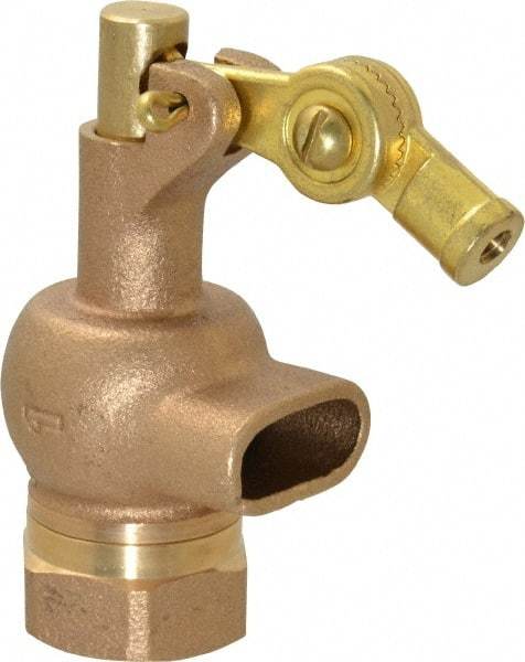 Legend Valve - 1" Pipe, Bronze, Mechanical Float Valve - 125 psi, NPTF x Plain End Connections - Apex Tool & Supply