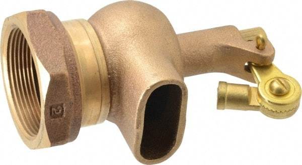 Legend Valve - 2" Pipe, Bronze, Mechanical Float Valve - 125 psi, NPTF x Plain End Connections - Apex Tool & Supply