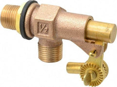 Legend Valve - 1/2" Pipe, Bronze, Mechanical Float Valve - 125 psi, MPT x MPT End Connections - Apex Tool & Supply