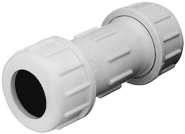 Legend Valve - 2-1/2" Pipe, PVC Compression Pipe Coupling - 150 psi WOG Rating - Apex Tool & Supply