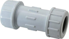 Legend Valve - 1-1/4" Pipe, PVC Compression Pipe Coupling - 150 psi WOG Rating - Apex Tool & Supply