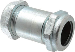 Legend Valve - 1-1/4" Pipe, Galvanized Compression Pipe Coupling - 200 psi WOG Rating - Apex Tool & Supply