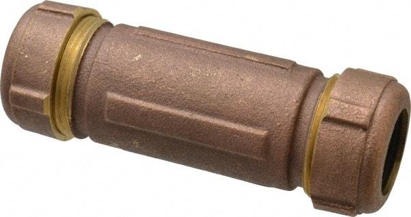 Legend Valve - 3/4" Pipe, 1" Copper Tube, Brass Compression Pipe Coupling - 125 psi WOG Rating - Apex Tool & Supply